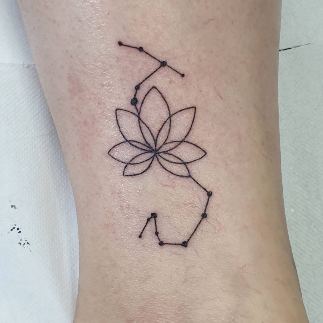 Tatuagem Flor de Lotus 34