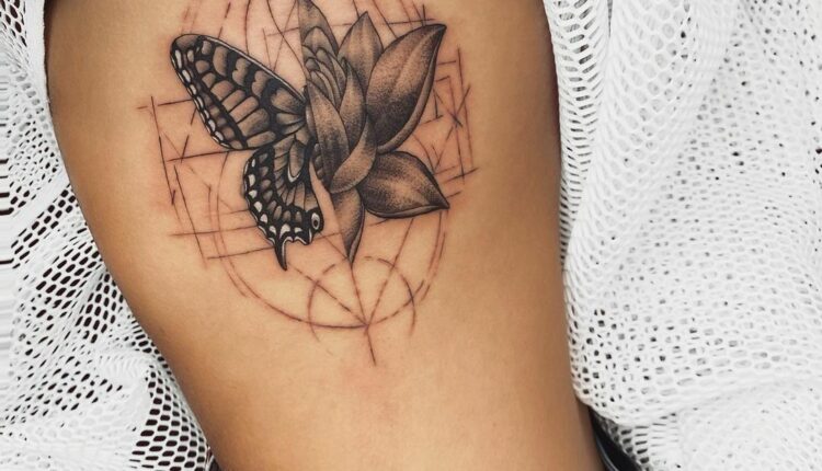 Tatuagem Flor de Lotus 35