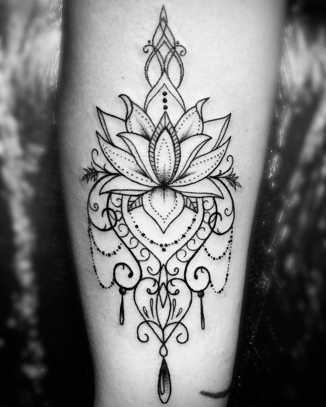 Tatuagem Flor de Lotus 37