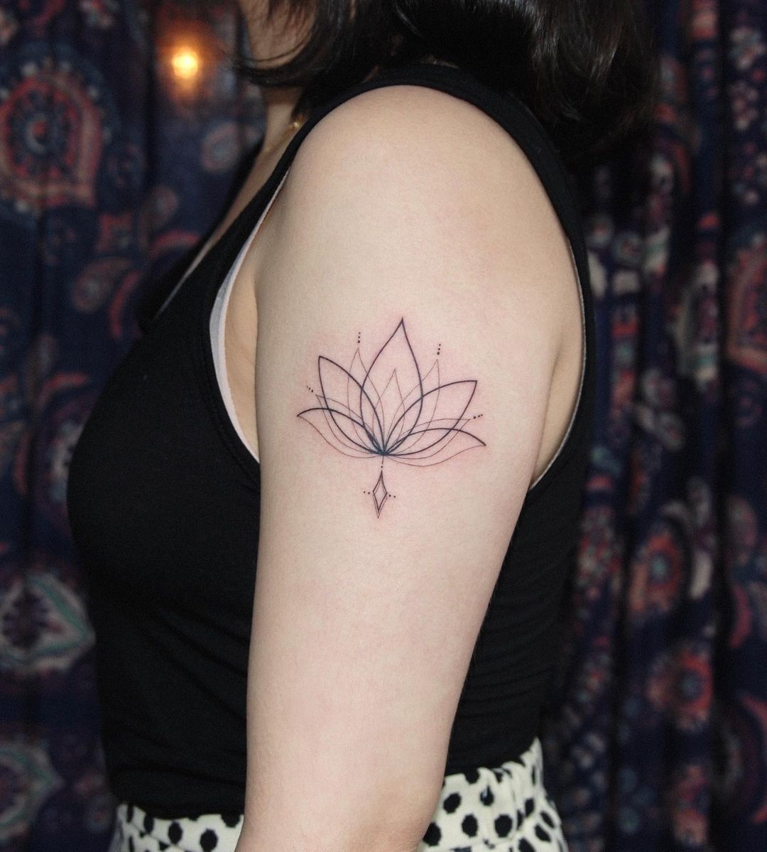 Tatuagem Flor de Lotus 8