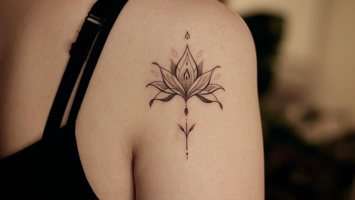 Aprender sobre 71+ imagem flor de lotus tatuagem