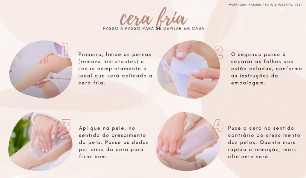 Como Se Depilar Com Cera Fria Passo A Passo Para Fazer Em Casa