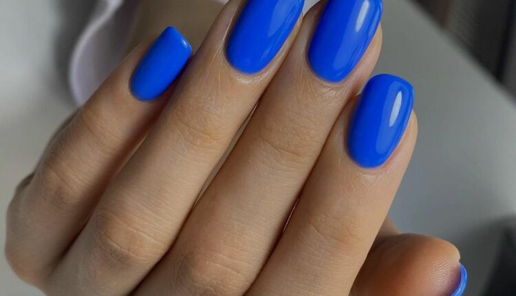 unhas decoradas azul 3