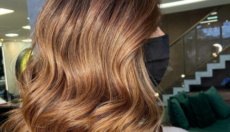 Mechas cor de doce de leite 20