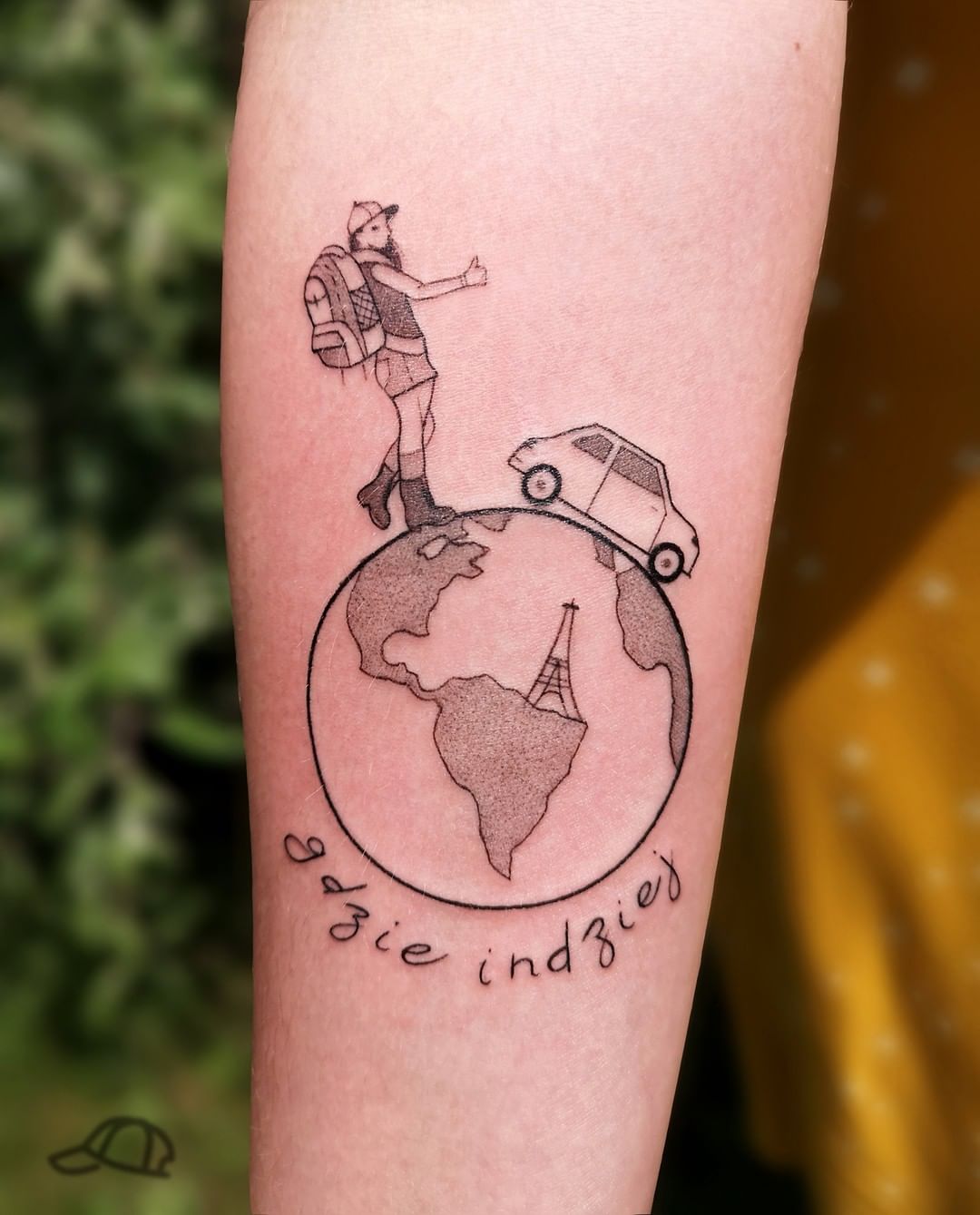 Tatuagem para quem ama viajar 24