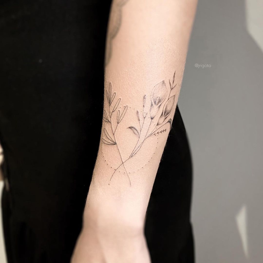 Tatuagem de plantas 6