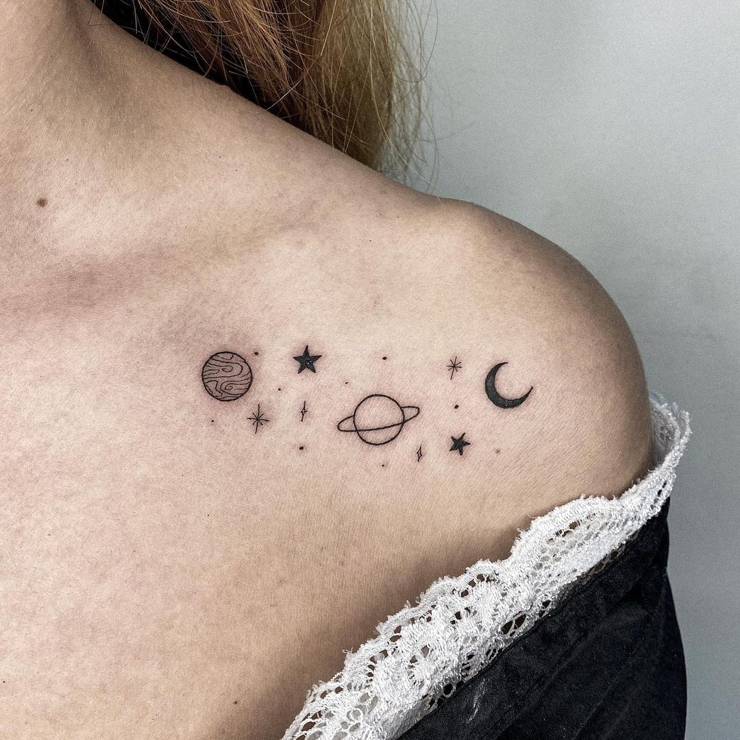 tatuagem de universo 10