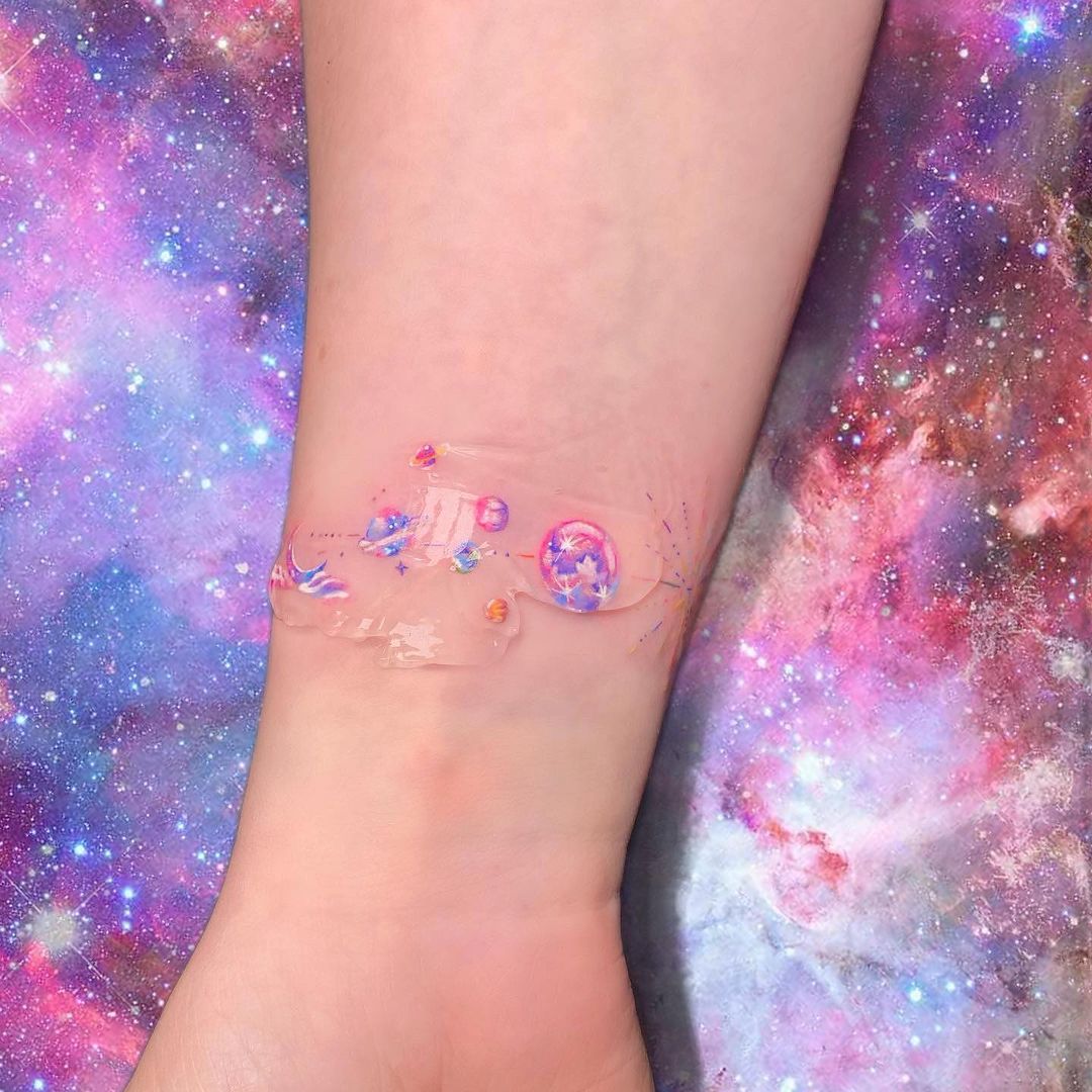 tatuagem de universo 13