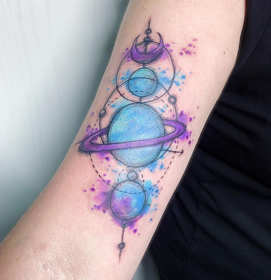 tatuagem de universo 15