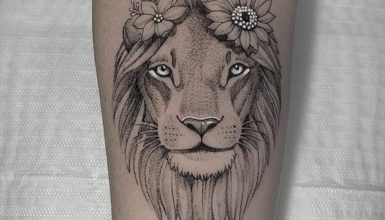 tatuagem de leão