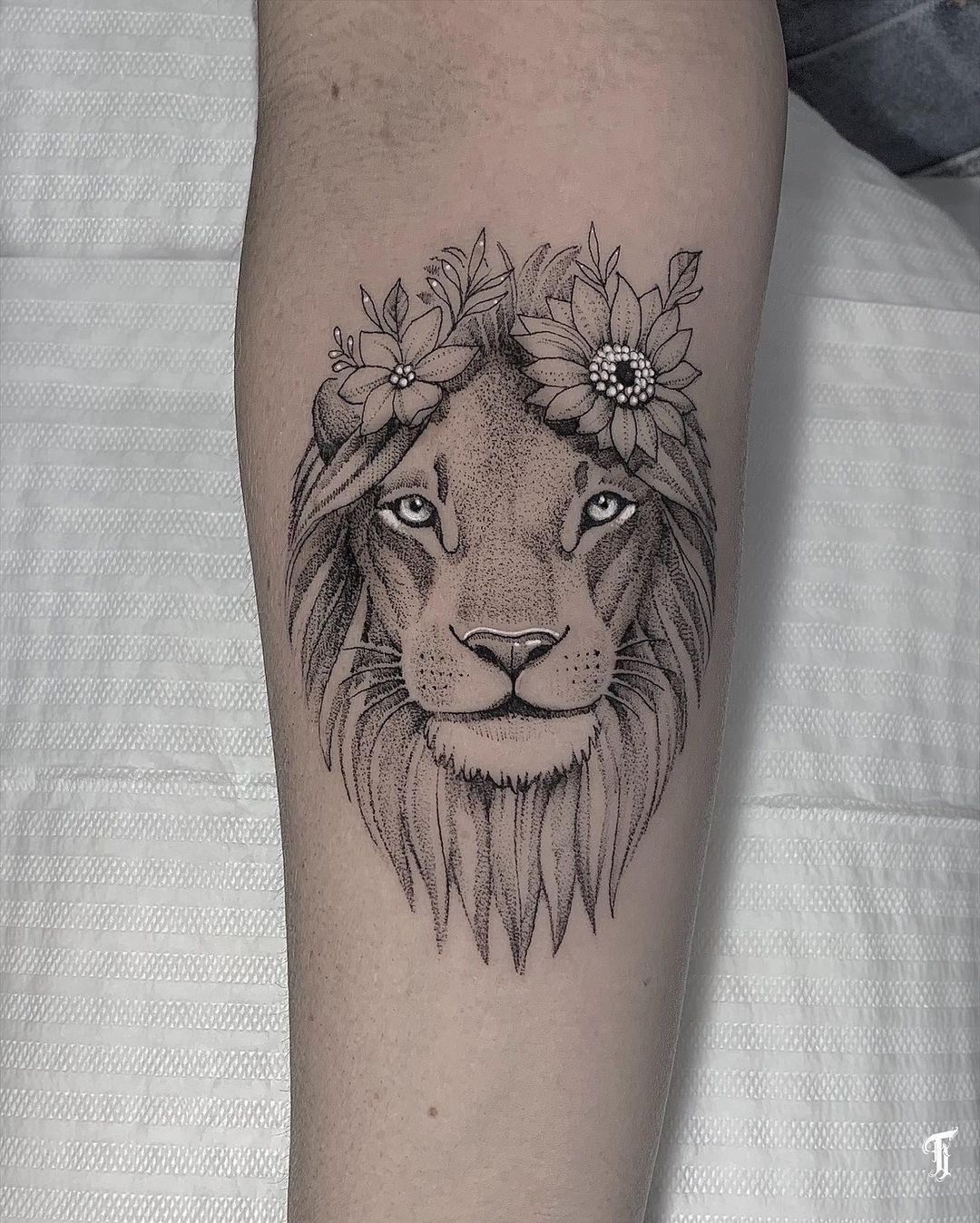 tatuagem de leão