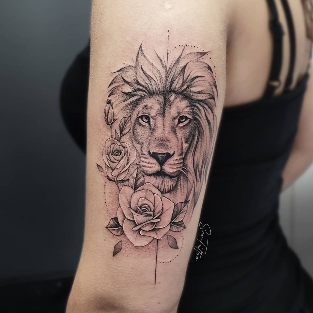 Tatuagem de leão 10