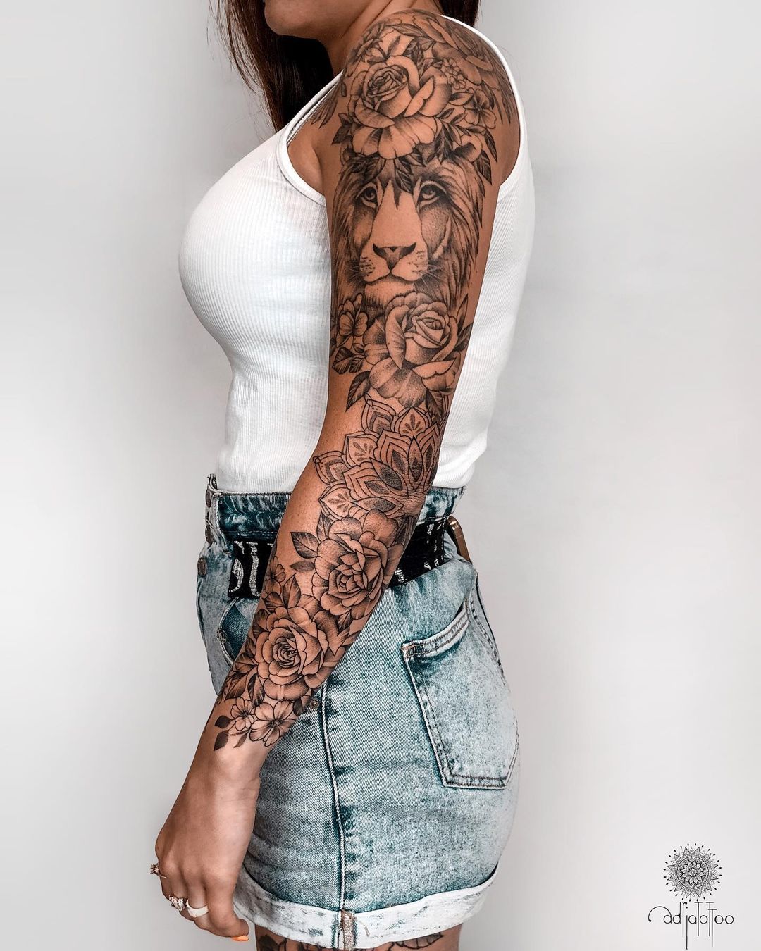 Tatuagem de leão 11