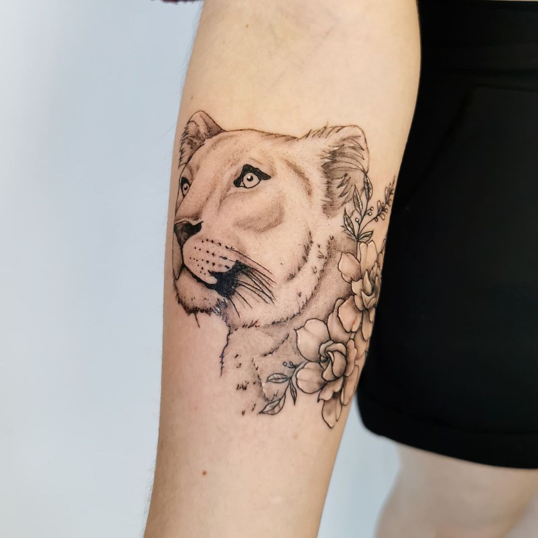 Tatuagem de leão 3