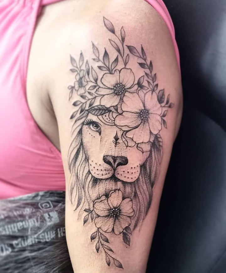 Tatuagem de leão 7