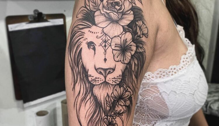 Tatuagem de leão 9