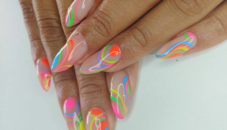 Unhas neon 1