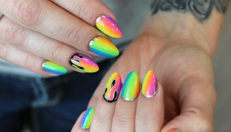 Unhas neon 11