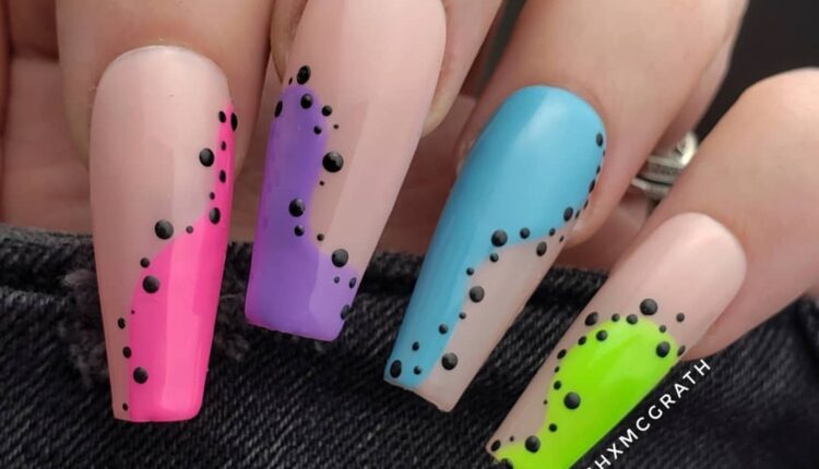 Unhas neon 16