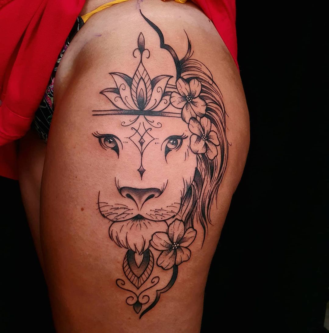 tatuagem de leão 13