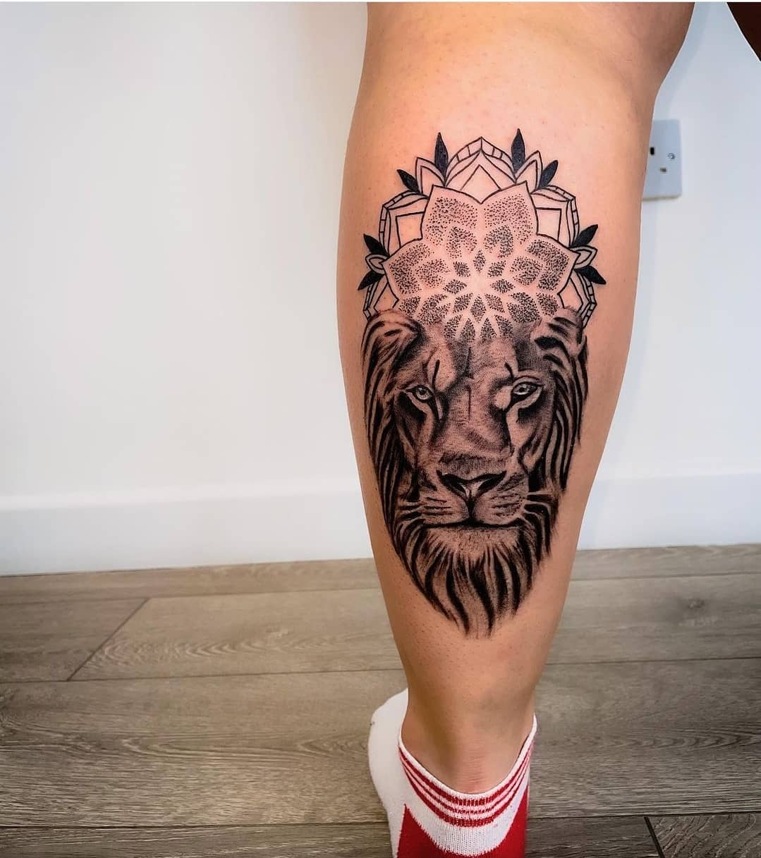 tatuagem de leão 17