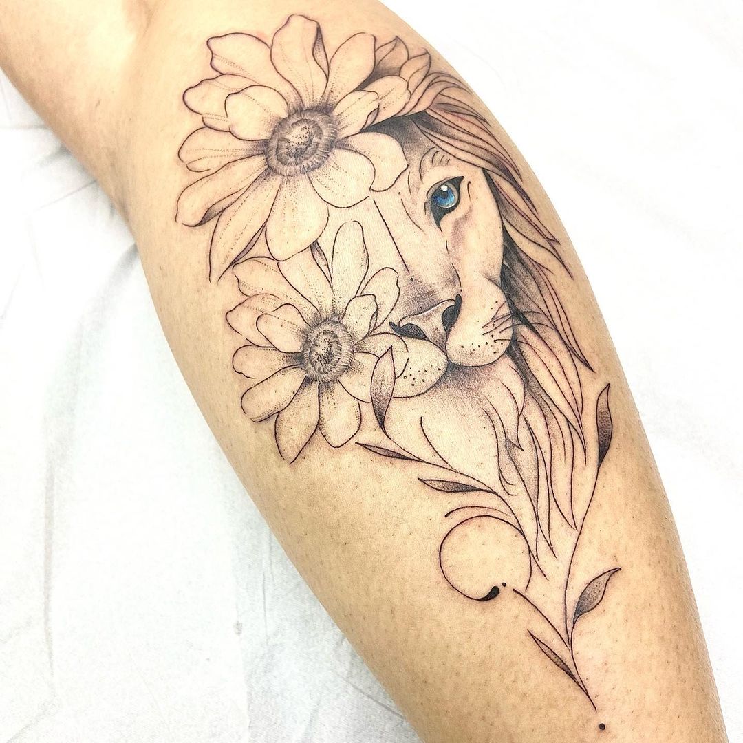 tatuagem de leão 18