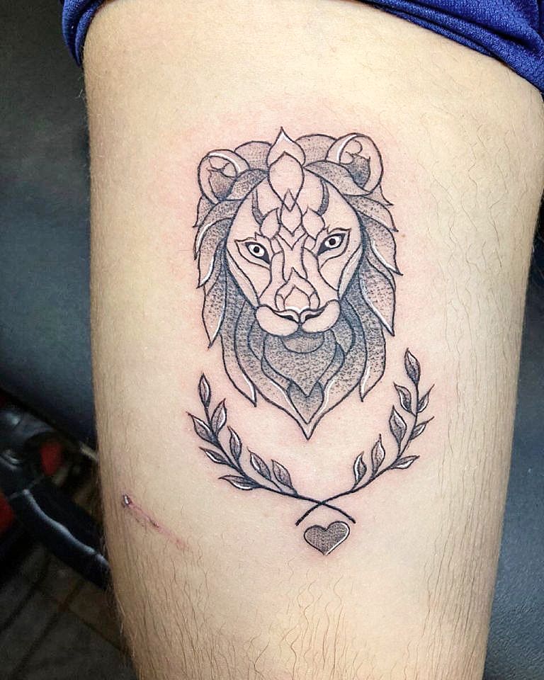 tatuagem de leão 23