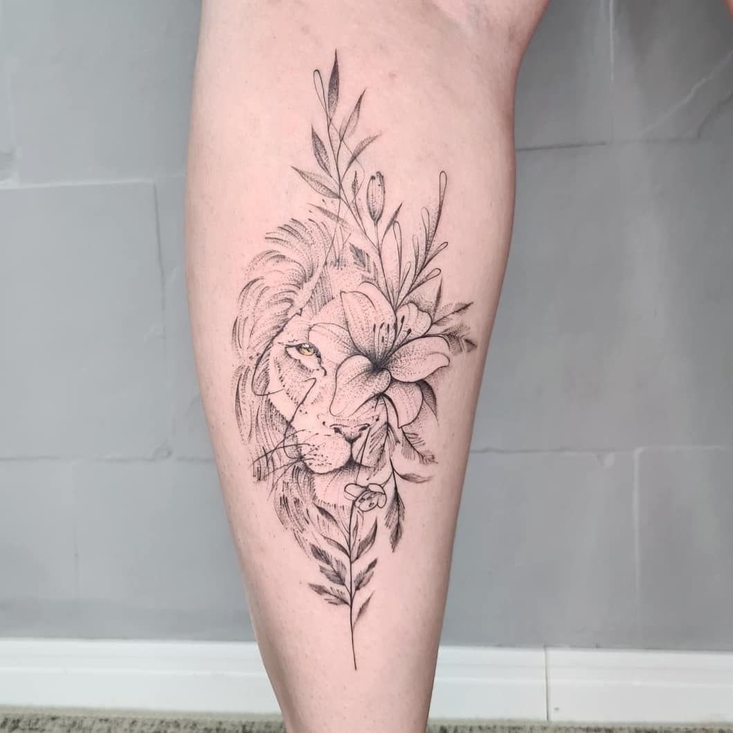 tatuagem de leão 25