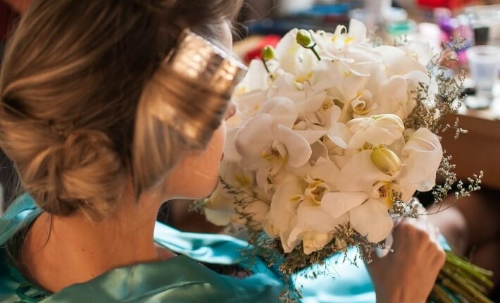 Flores para buquê de noiva orquídea