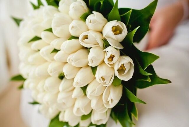 Flores para buquê de noiva tulipas