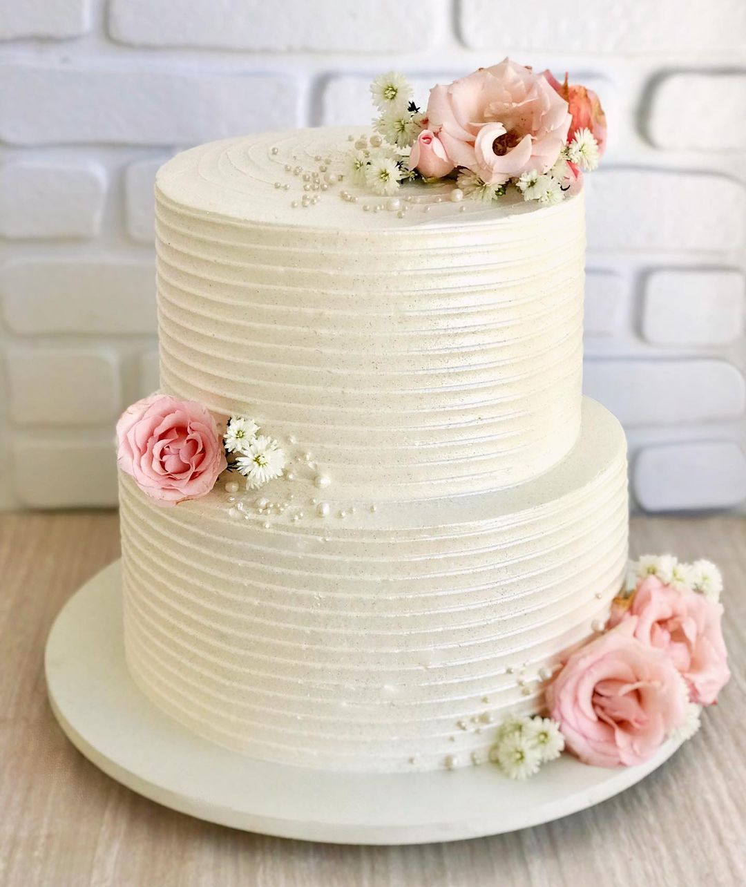 bolo de casamento com flores 6