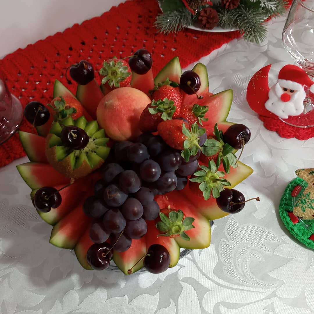 Frutas para colocar na ceia de natal e fazer um belo arranjo